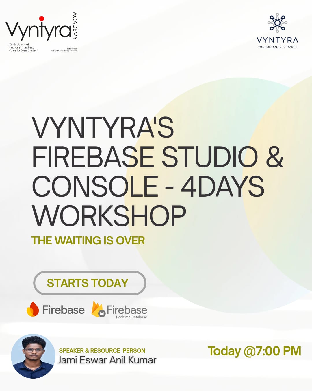 Vyntyra Academy Workshop Poster